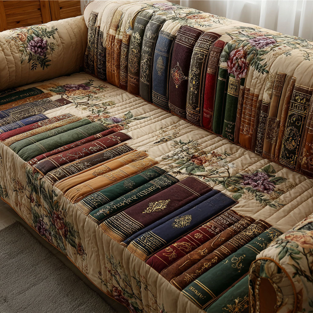 Vintage Volumes Quilted Sofa Cover NCU0PT9747 everthome