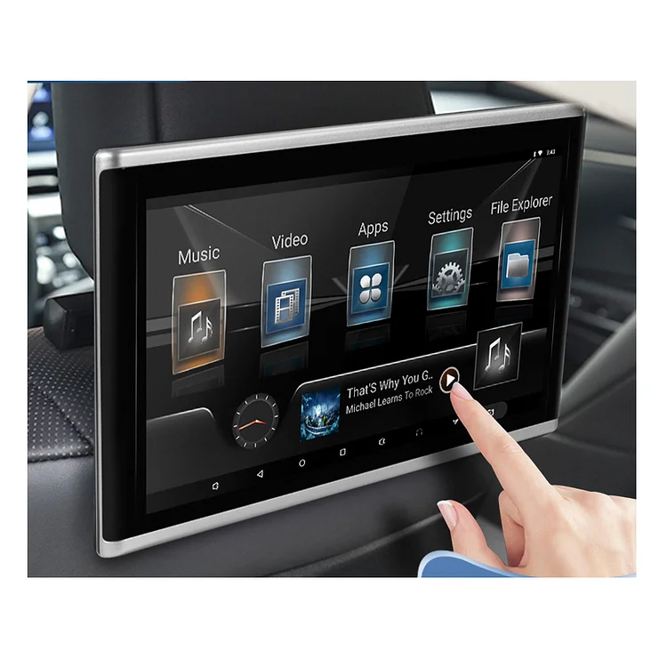 ITN AUTO 9 10.1" LCD Android MP5 headrest pc tablet for w205 f10 G30 W222 headrest monitor tv touch screen car radio player itunning ITN Auto