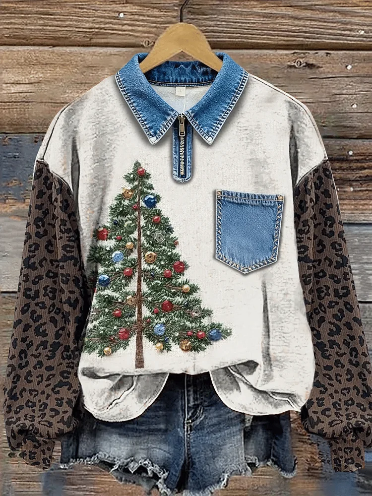 Women'S Retro Western Art Print Top 