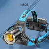 High Power Strong Light Headlamp Outdoor Hiking Construction Site Construction Focusing Waterproof Headlamp