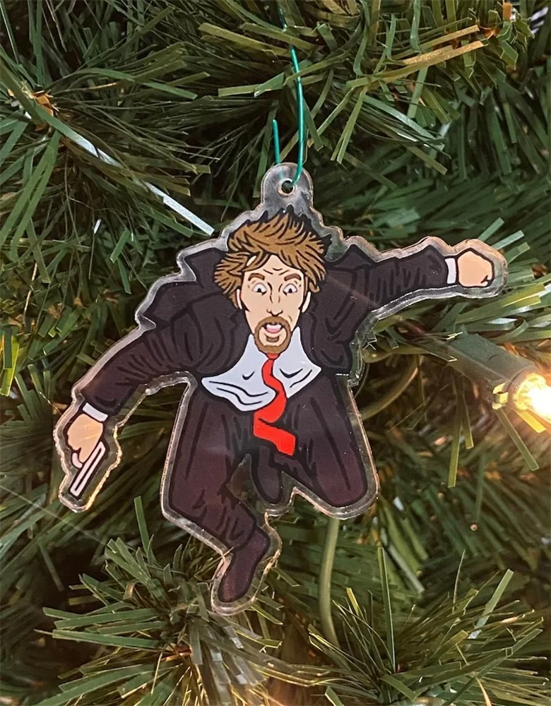 Die Hard Advent Calendar &ndash; Hans Gruber Falling Off Off Nakatomi Plaza