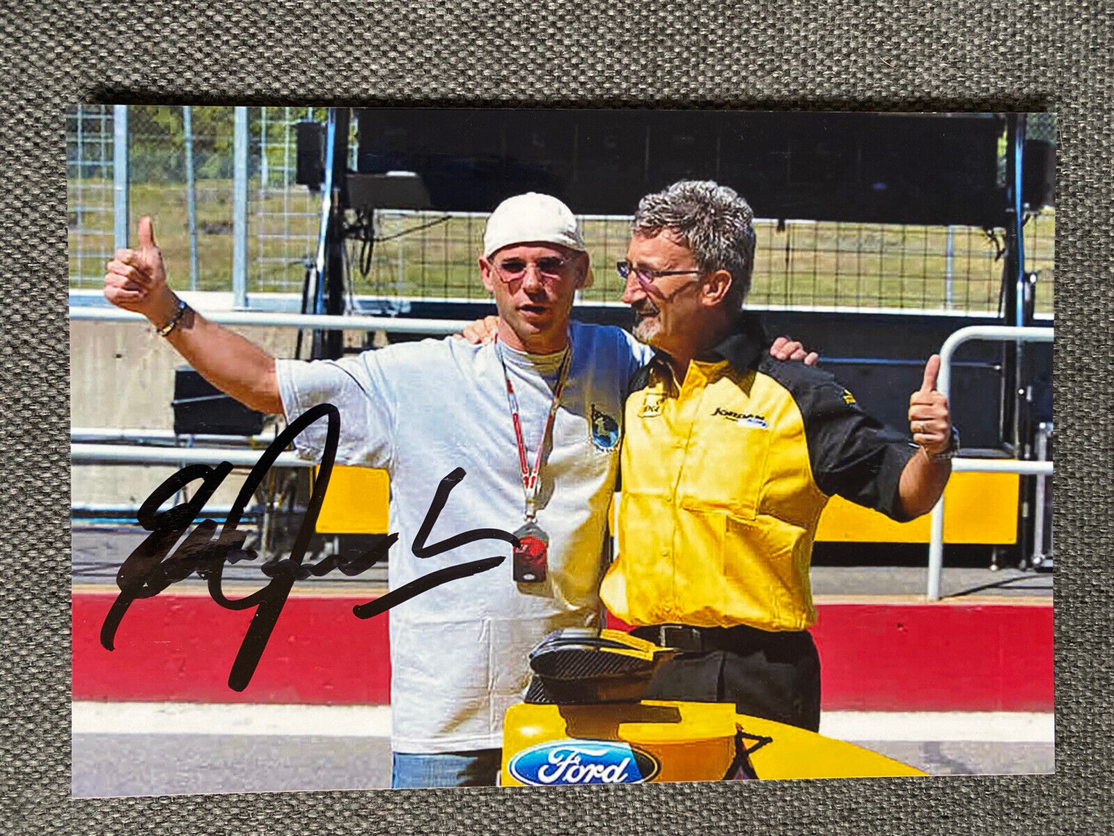 Eddie Jordan Autographe Sur Photo Poster painting 10 X 15 CM Dédicacé