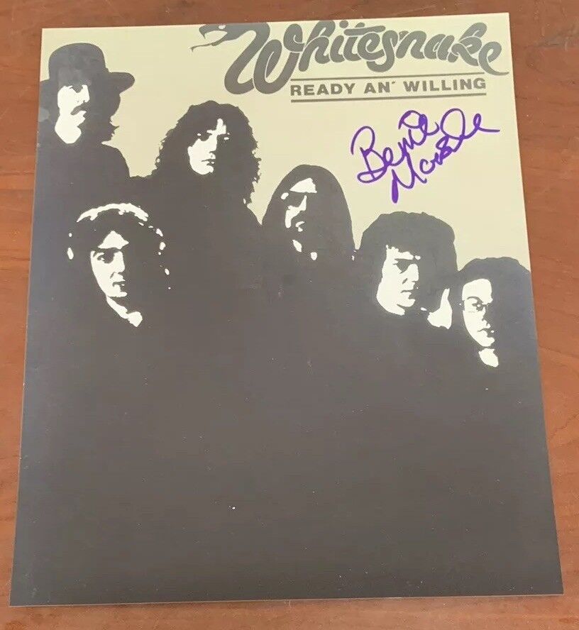 Whitesnake Signed Bernie Marsden Autographed 8X10 Photo Poster painting