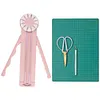 12 In 1 360 Degree Rotary Paper Cutter Hand-Cutting Paper Trimmer Cutting Tool