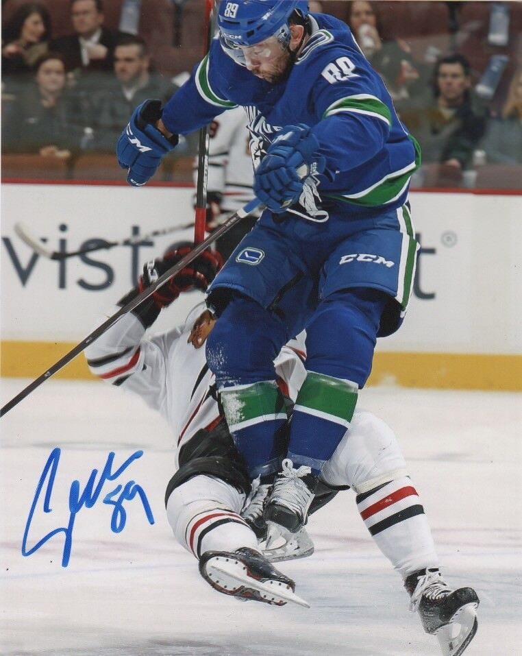 Vancouver Canucks Sam Gagner Autographed Signed 8x10 NHL Photo Poster painting COA D