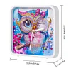 Big-Eyed Owl Special Shape 5D Diamond Painting Clock Art Craft With Frame Kit