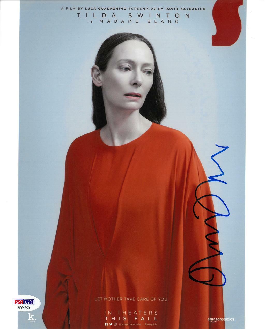 Tilda Swinton Signed Madame Blanc Autographed 8x10 Photo Poster painting PSA/DNA #AE81559