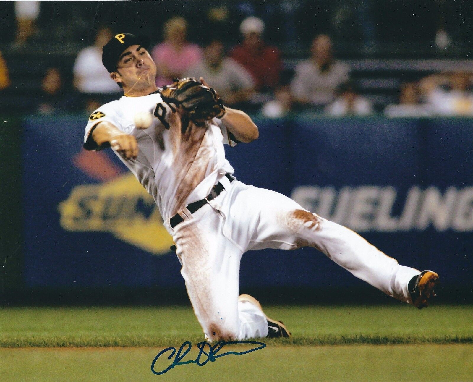 Signed 8x10 CHASE d'ARNAUD PITTSBURGH PIRATES Photo Poster painting- COA