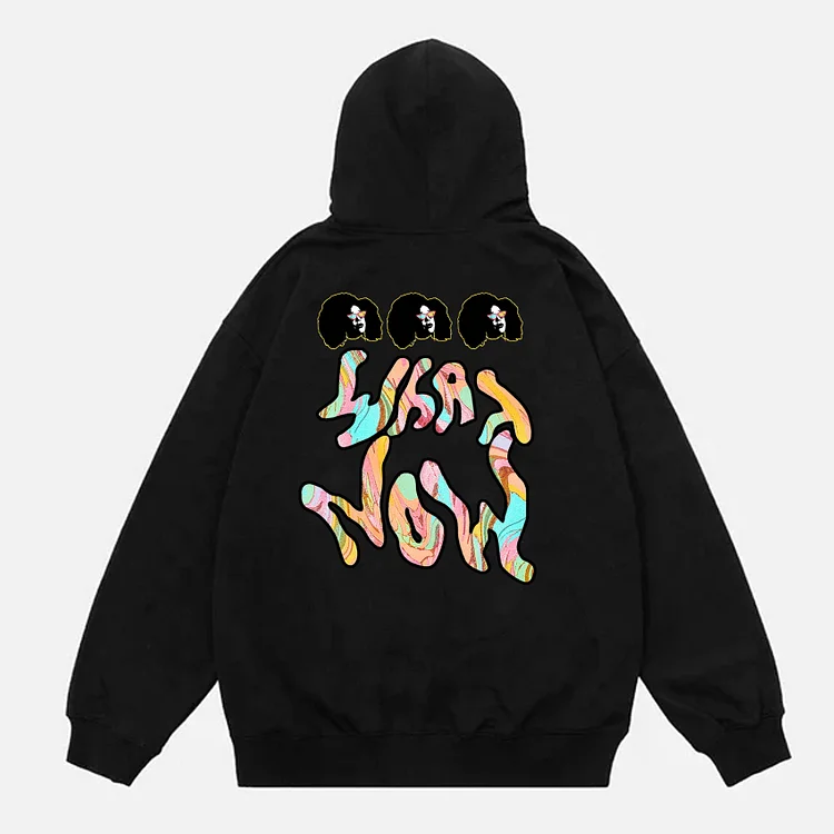 Casual What Now, Brittany Howard Album Graphics Fleece-lined Oversize Hoodie
