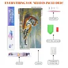 (US Only)5D DIY Full Round Drill Diamond Painting Tiger Kit Home Decor Art Craft 40x70cm