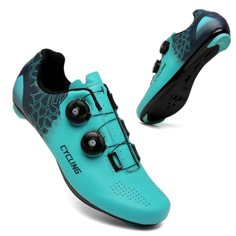 Atomic Cyan Cycling Shoes