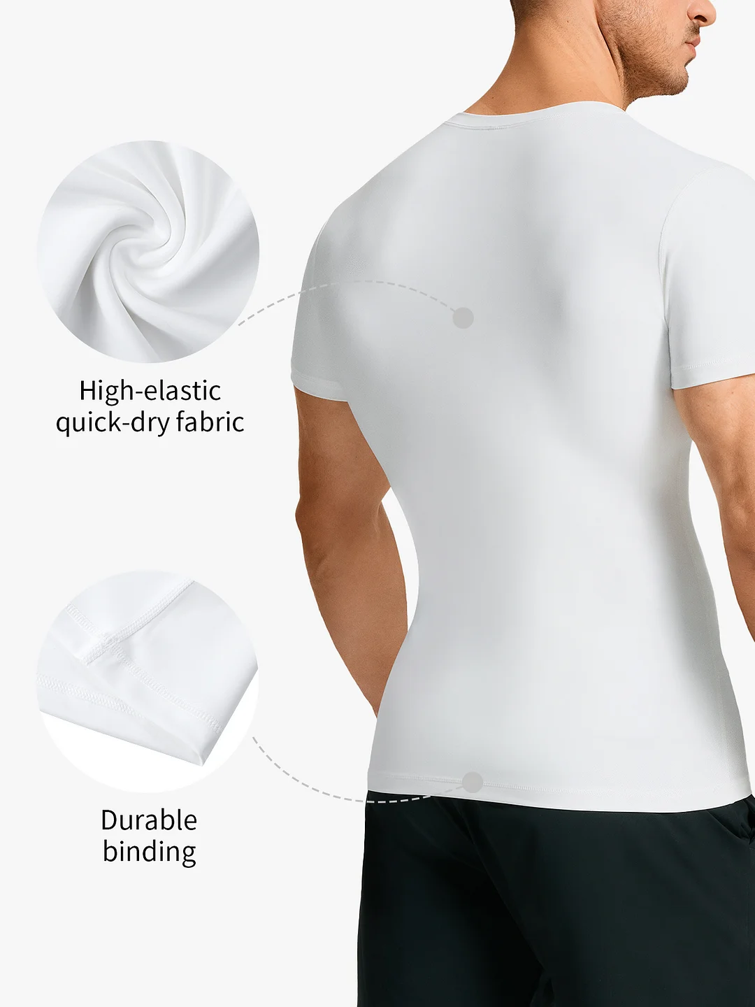 Breathable Tummy Control Compression Shapewear Shirts