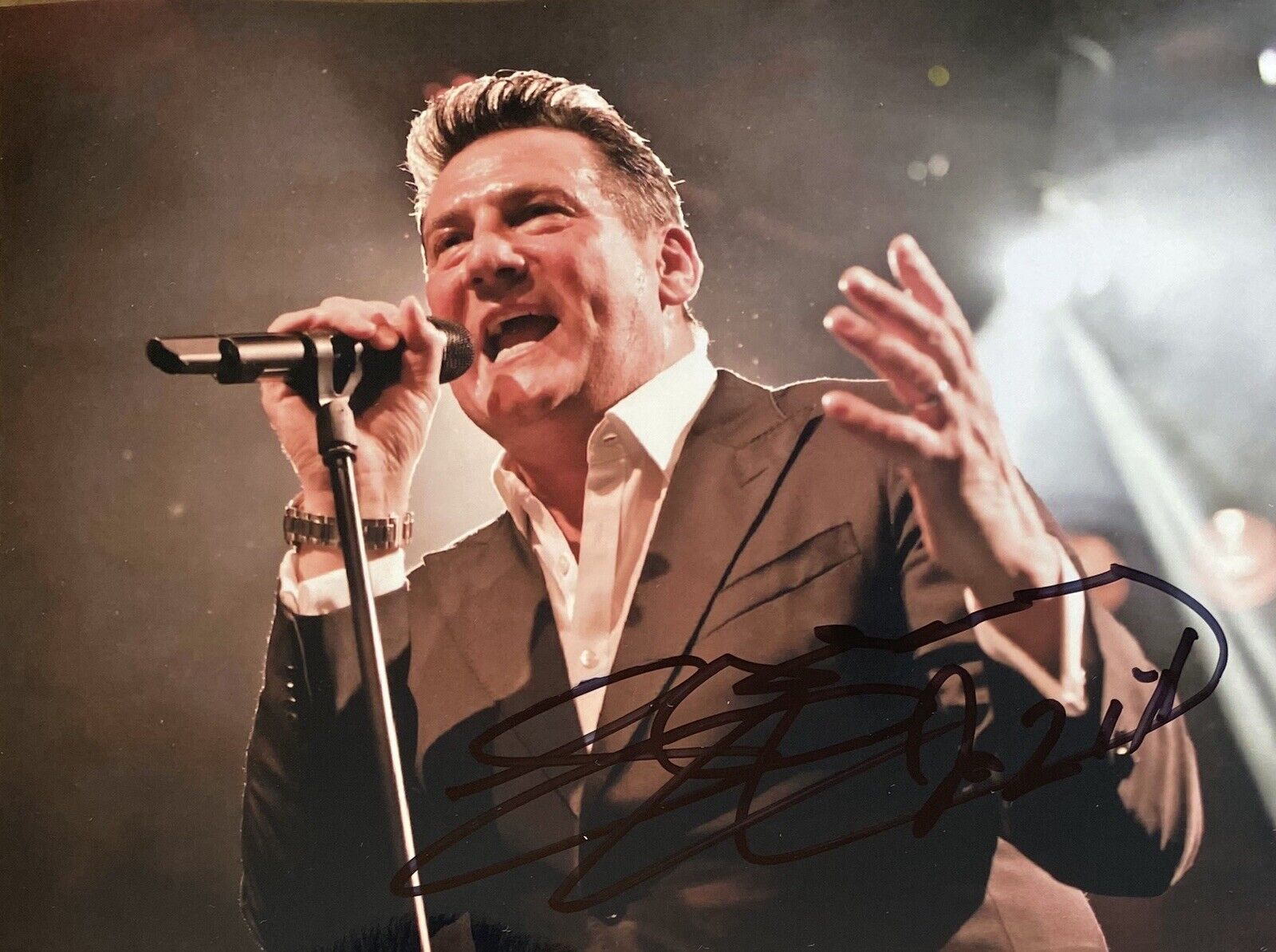 Tony Hadley Genuine Hand Signed Spandau Ballet 6X4 Photo Poster painting 2