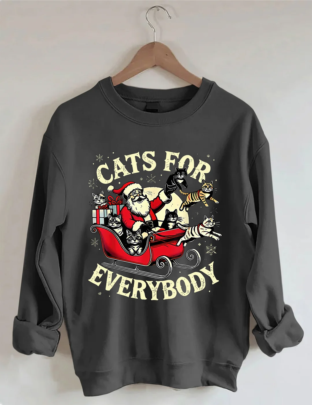 Christmas Cats For Everybody Sweatshirt