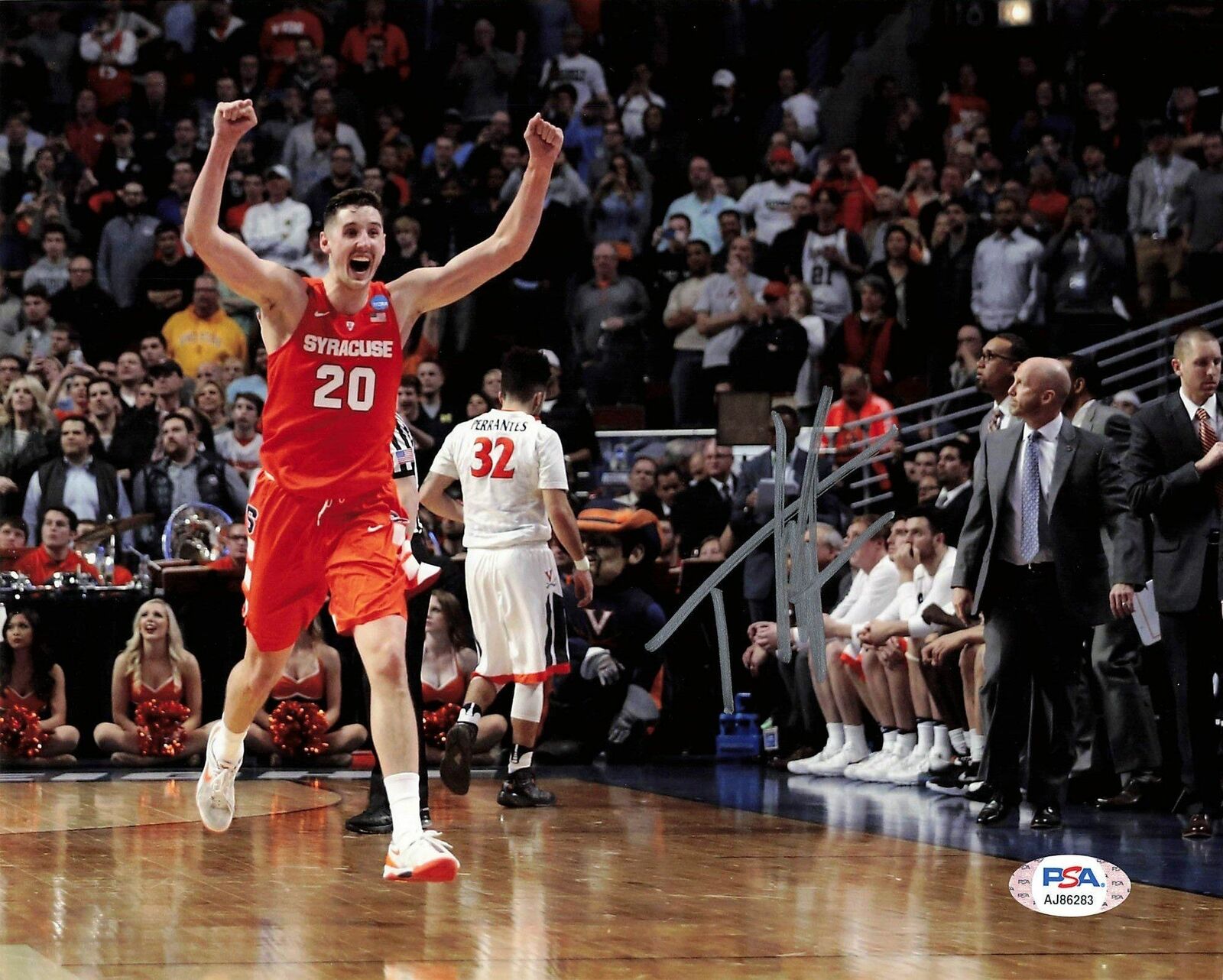 TYLER LYDON signed 8x10 Photo Poster painting PSA/DNA Syracuse Orange Autographed