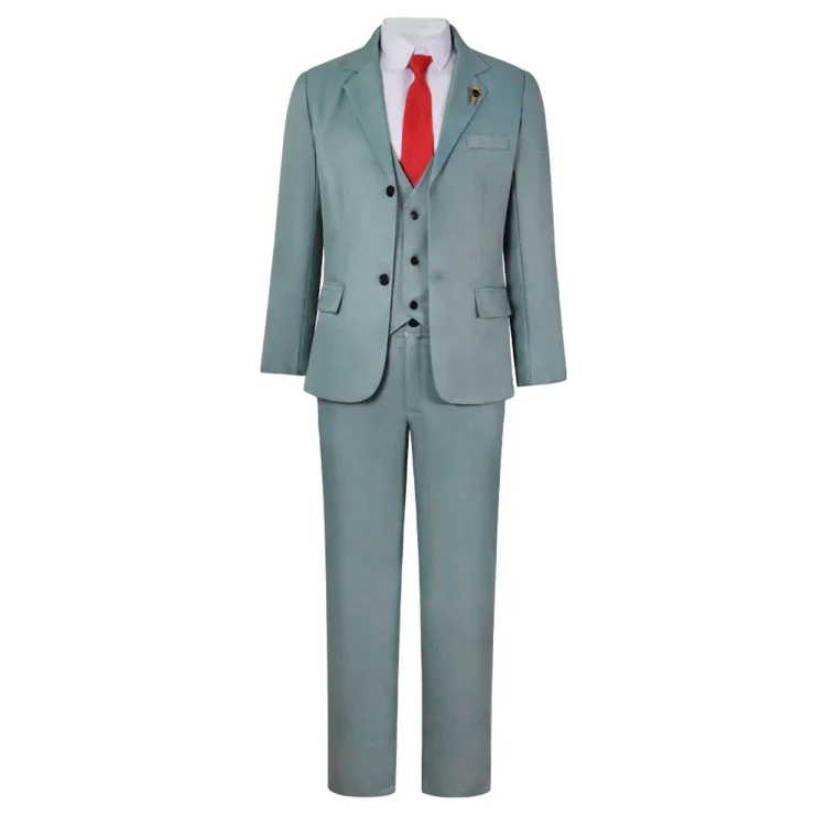 SPY × FAMILY 2 Loid Forger Green Uniform Set Cosplay Costume Outfits Halloween Carnival Suit