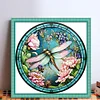 (Counted/Stamped) Dragonfly - 18CT Cross Stitch 20*20cm/7.87*7.87in