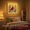 DIY Christmas Pearl Painting Lighted Wall Art ,Diamond Painting LED Picture with Inner Frame, Handmade Beaded Christmas Decor with Warm Glow Lights, Holiday Home Decoration Gift for Living Room Bedroom