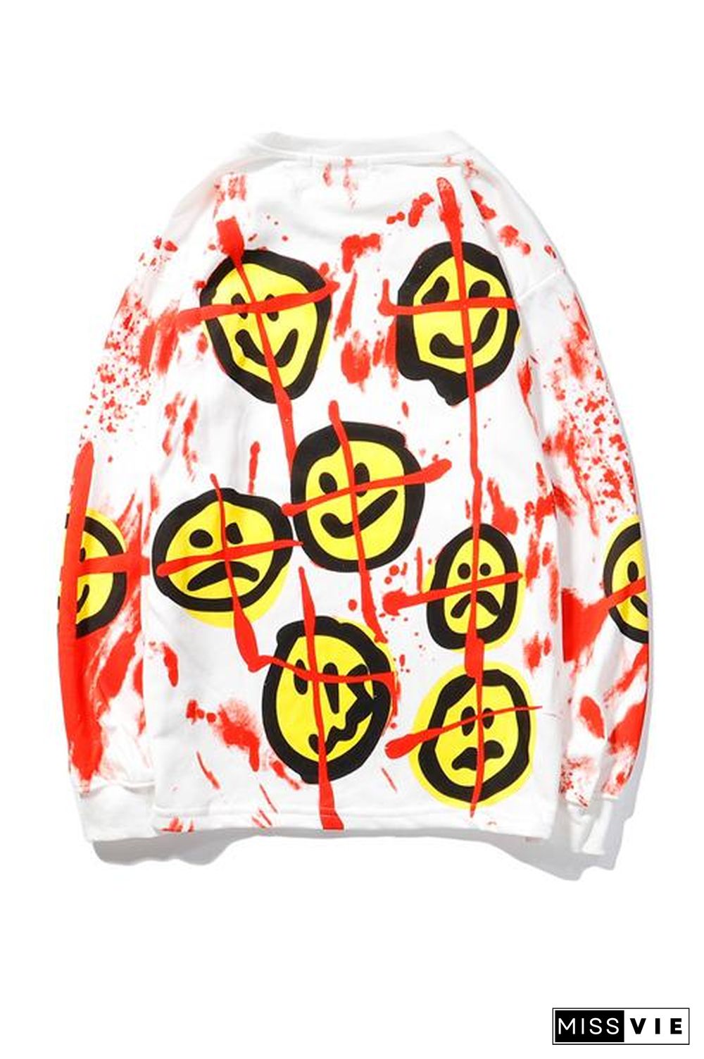 Scrawl Print Lovers Hoodie