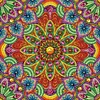 Multistyle Mandala - Peinture Diamant De Forme Sp&eacute;ciale - 30 X 30 CM