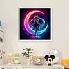 Sailor Moon Silhouette-11CT Stamped Cross Stitch 40*40cm/15.75*15.75in