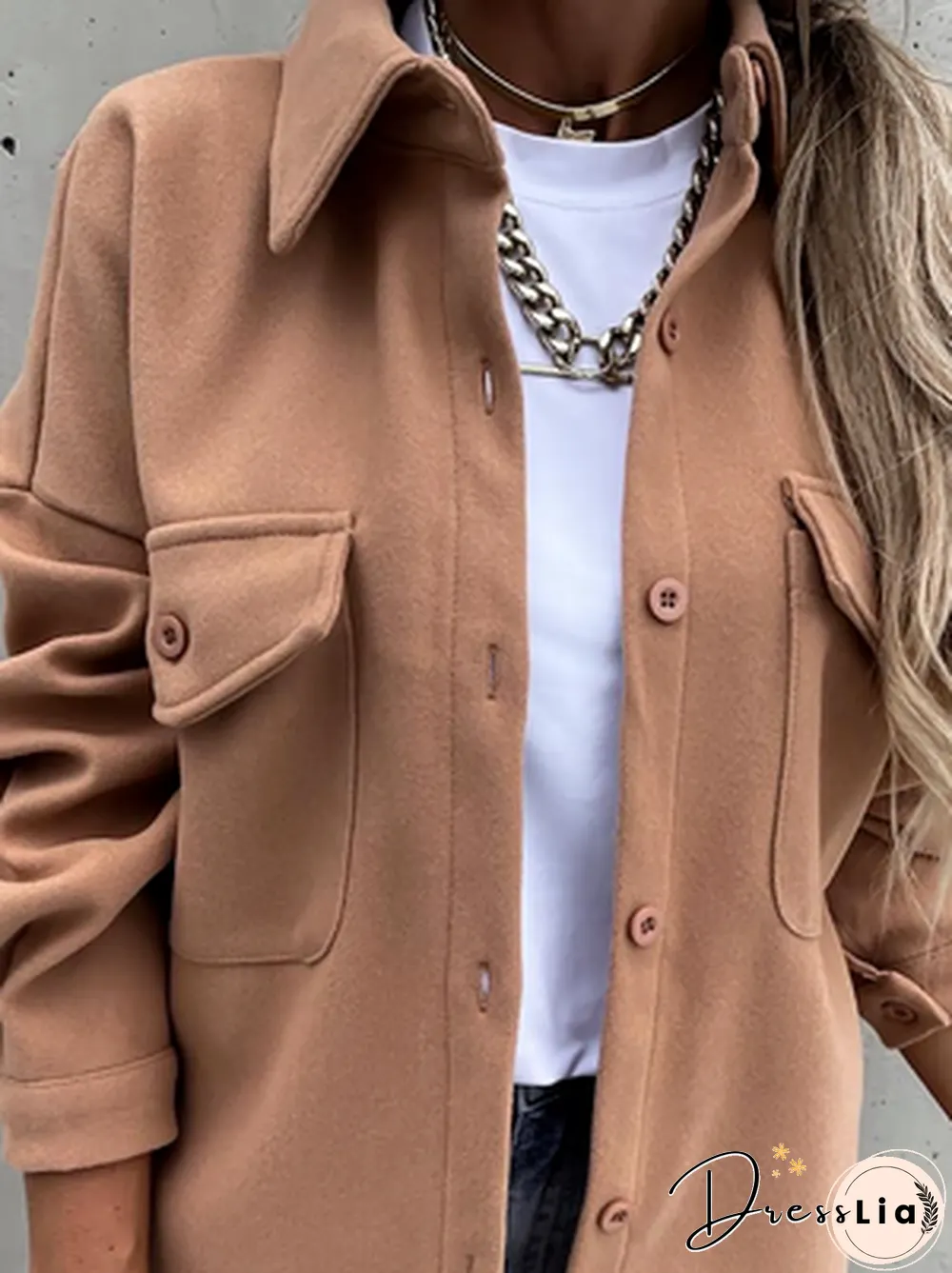 Plain Casual Jacket