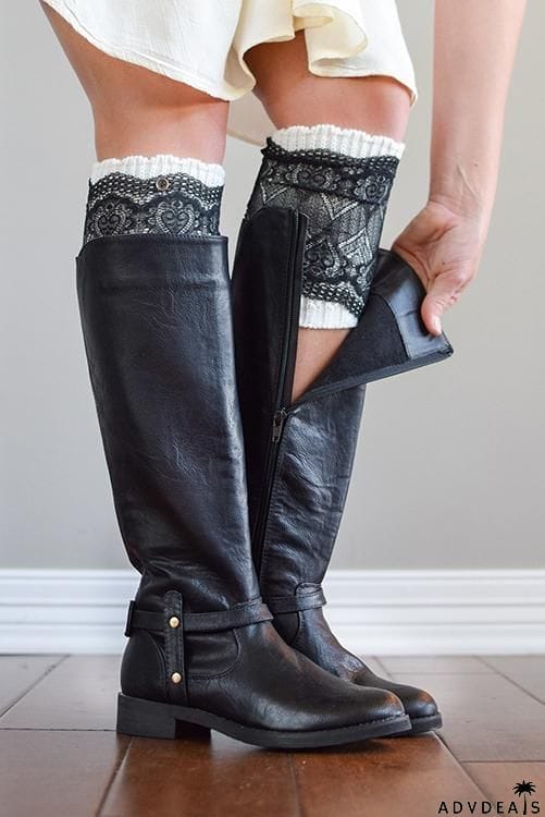 Lace Layered Boot Cuffs