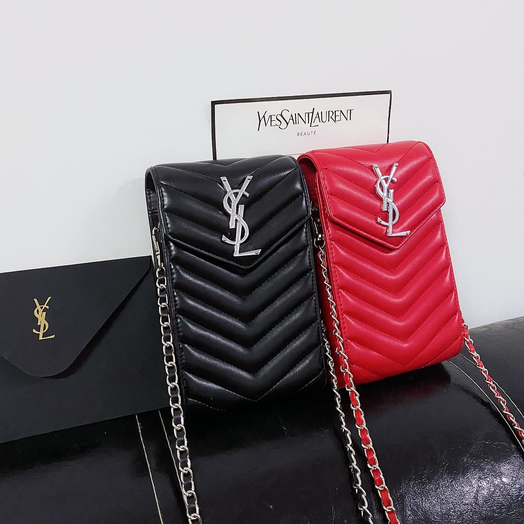 YSL Saint Laurent Loulou Satchel Elegant Phone Crossbody Bag Tote