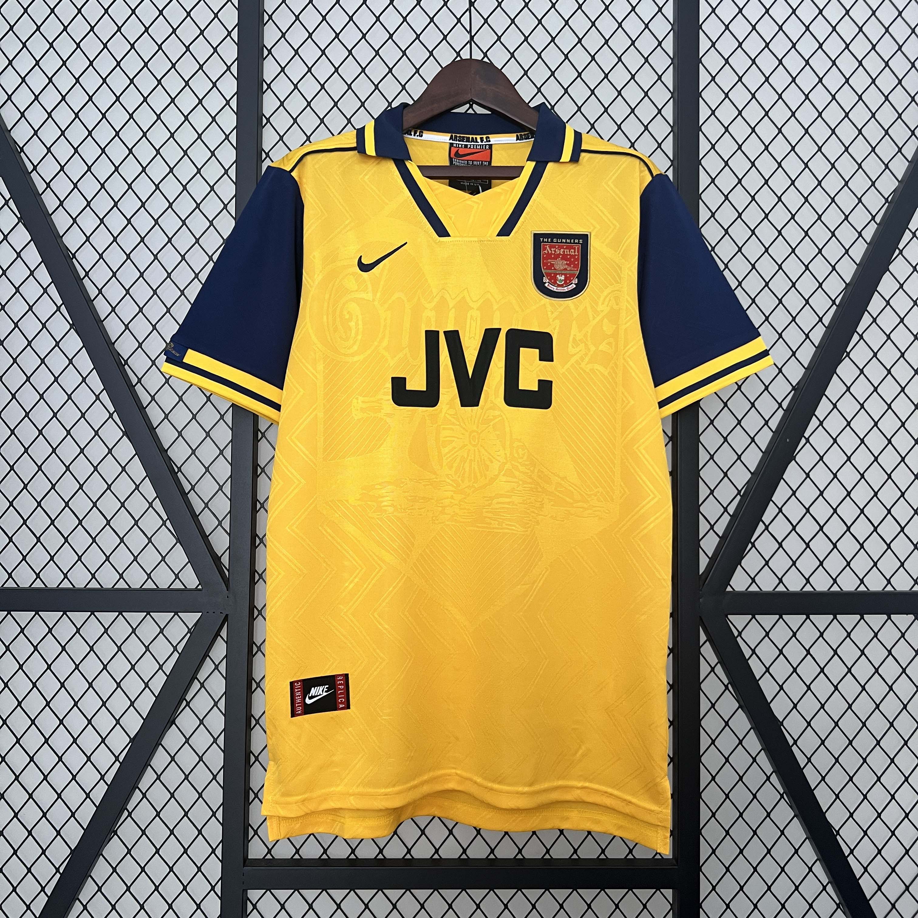 1996-1997 Retro Arsenal Away Football Shirt 1:1 Thai Quality