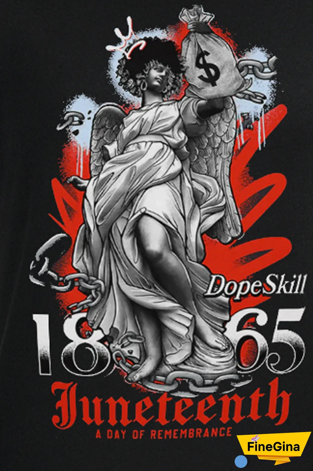 Black Casual Daily Print Patchwork O Neck T-Shirts