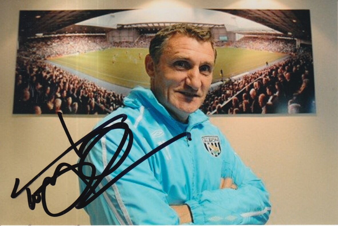 WEST BROM HAND SIGNED TONY MOWBRAY 6X4 Photo Poster painting.