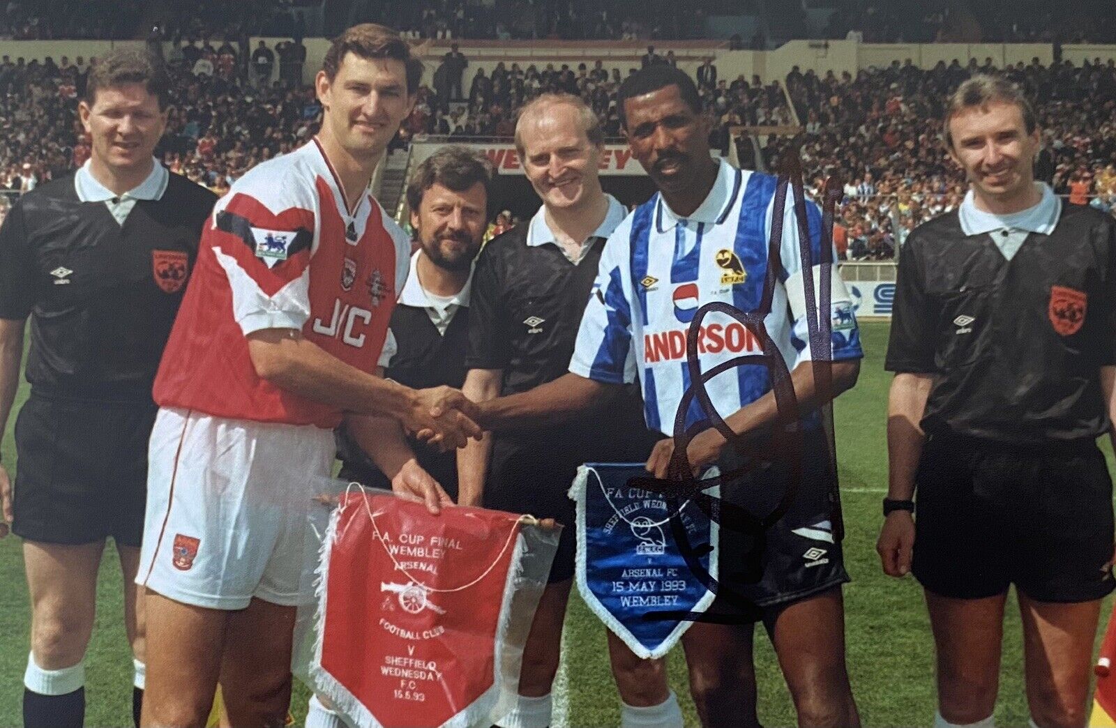 Viv Anderson Genuine Hand Signed Sheffield Wednesday 6X4 Photo Poster painting