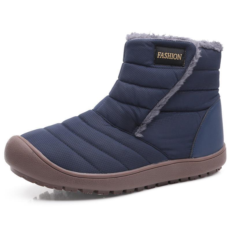 Dacomfy Men's Cotton Velvet Warm Winter Shoes 