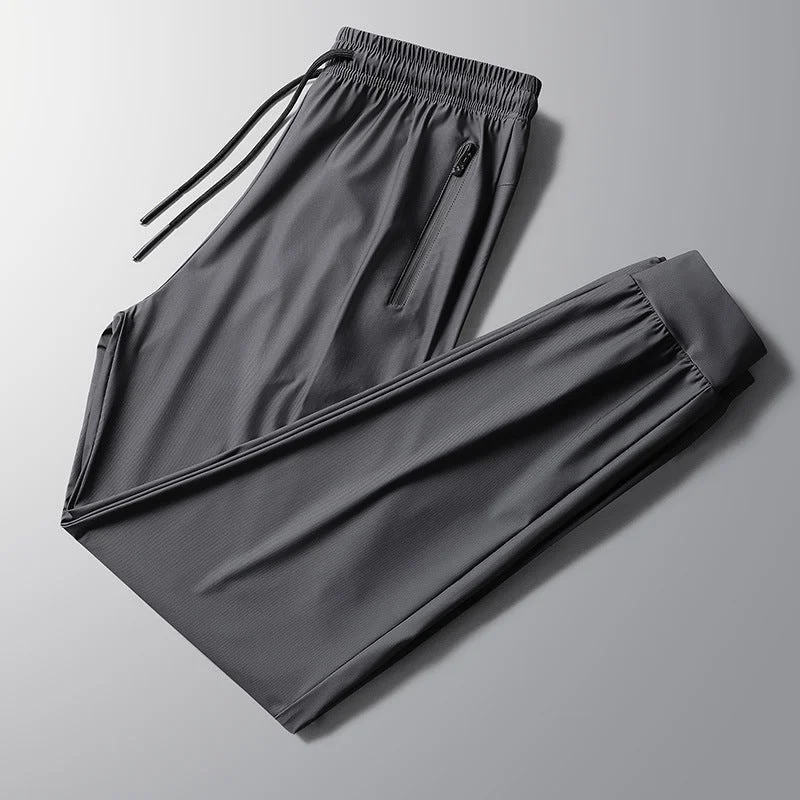 Men's Summer Quick Dry Ice Silk Sports Pants