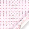 Pink Golden Dots Festive Gift Package Wrapping Paper