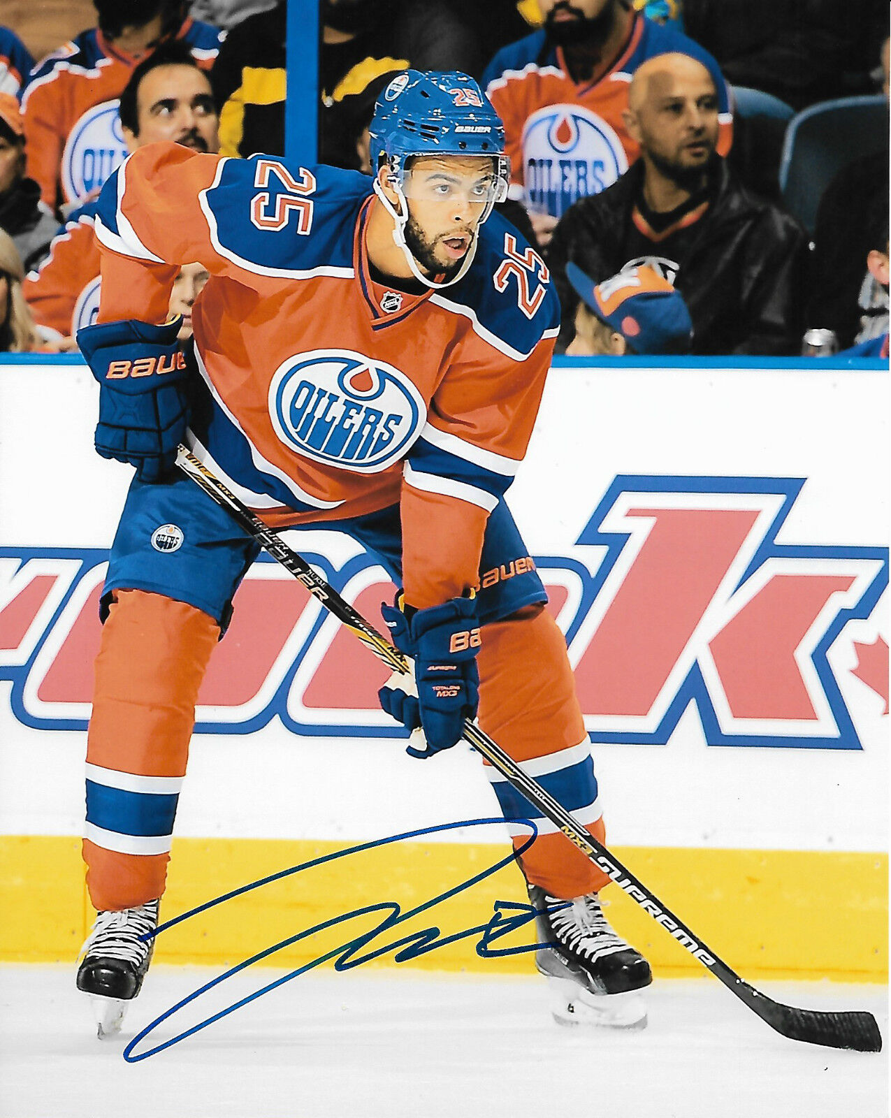 Edmonton Oilers Darnell Nurse Autographed Signed 8x10 NHL Photo Poster painting COA X