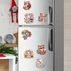 12PCS DIY Diamond Art Refrigerator Sticker Kits for Home Decor (Piglet)