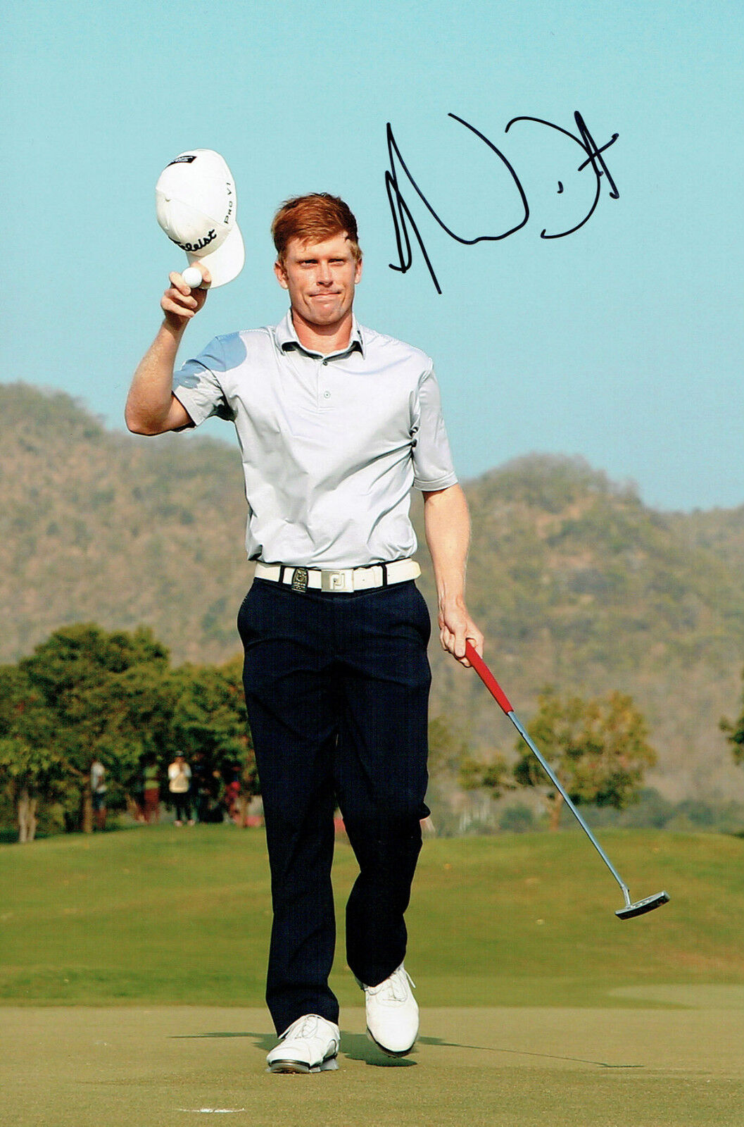 Andrew DODT 12x8 Photo Poster painting Signed Autograph Australian Golfer AFTAL COA