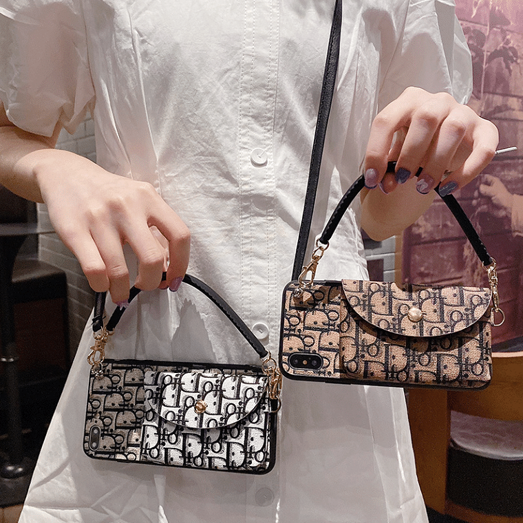 Retro Printed Crossbody Case