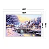 Snow Sence-14CT Counted Cross Stitch Kit(50*40cm)