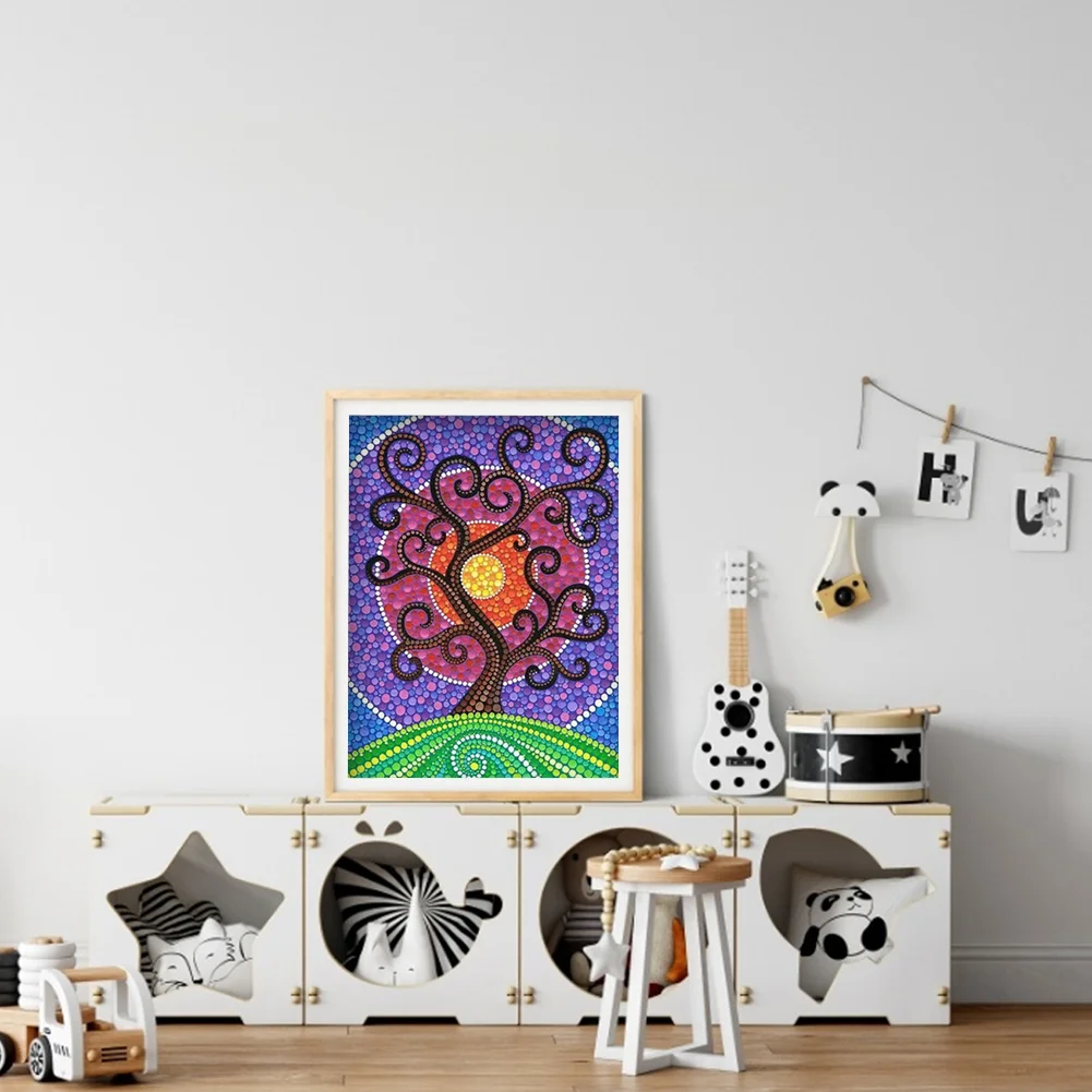 Diamond Painting - Full Crystal Rhinestone - Life Tree(30*40cm)