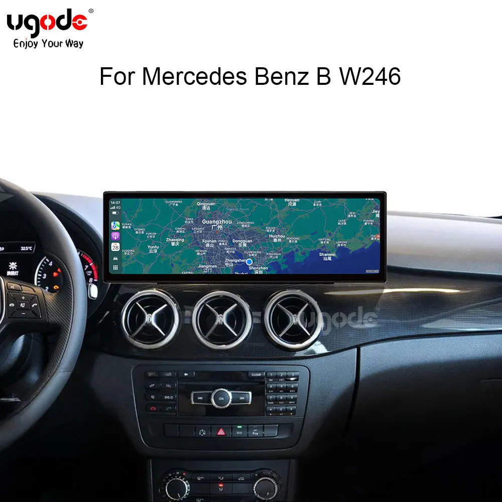 For Mercedes Benz B W246 2012-2018 year Apple CarPlay Android Auto Display Monitor Upgrade Autoradio Stereo