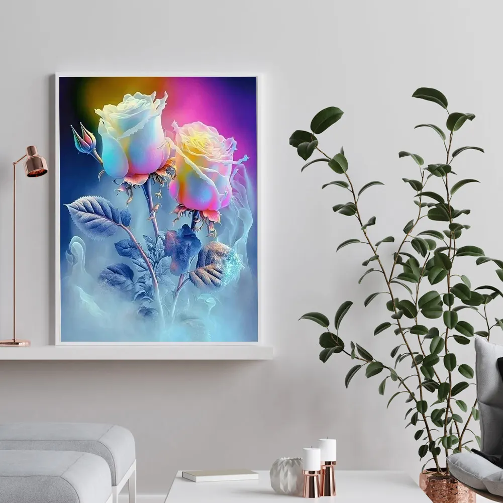 Diamond Painting - Full Round Drill - Flower(30*40cm)