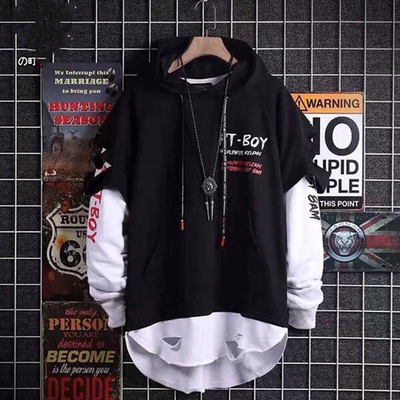 Ripped Loose Hoodies