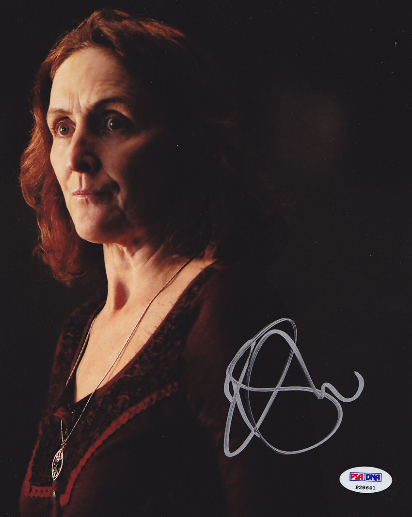 Fiona Shaw SIGNED 8x10 Photo Poster painting Marnie True Blood HBO PSA/DNA AUTOGRAPHED