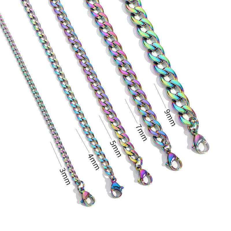 1 Piece 3.0mm*50cm 3.0MM*55CM 3.0mm*60cm 304L Stainless Steel Jewelry Accessories