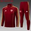 2025/2026 Arsenal Half-Pull Training Suit Red Football Shirt 1:1 Thai Quality