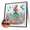 Diamond Painting-DIY Crystal Rhinestone Floral Skirt and Bird(Box Packaging)