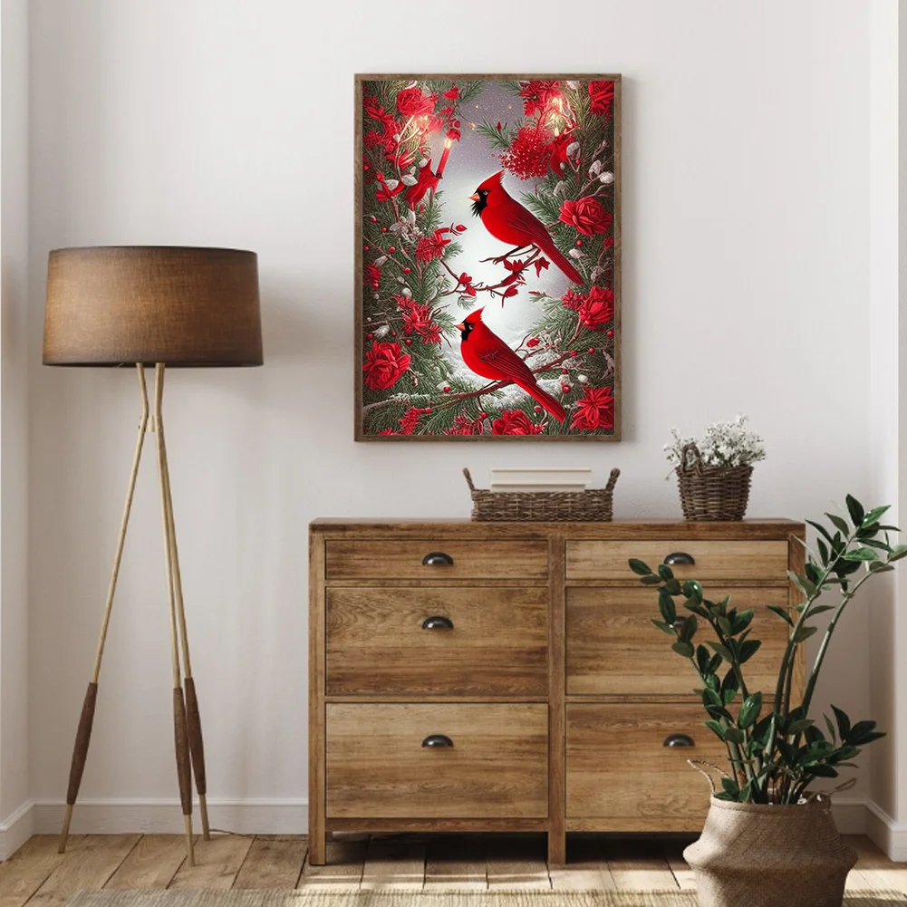 Diamond Painting - Full Round Drill - Cardinal(Canvas Size|30*40cm)