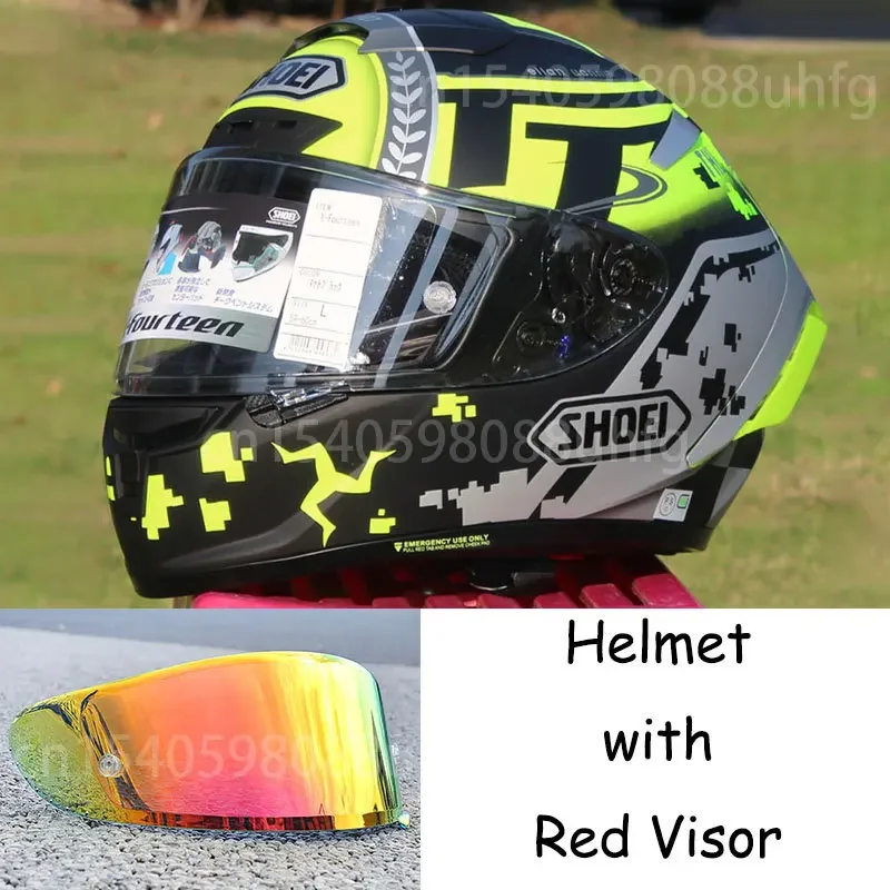Motorcycle Full Face Helmet SHOEI X-14 Helmet X-SPIRIT III X-Fourteen The Isle of Man TT Races Helmet Solid X-14 Racing Helmet